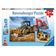 Kinderpuzzle Baufahrzeuge im Einsatz
