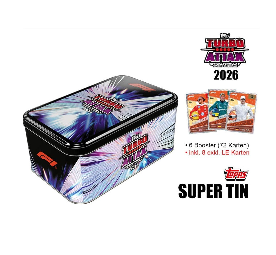 Topps Turbo Attax Formel 1 TC 2026 – SUPER TIN