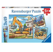Kinderpuzzle Große Baufahrzeuge