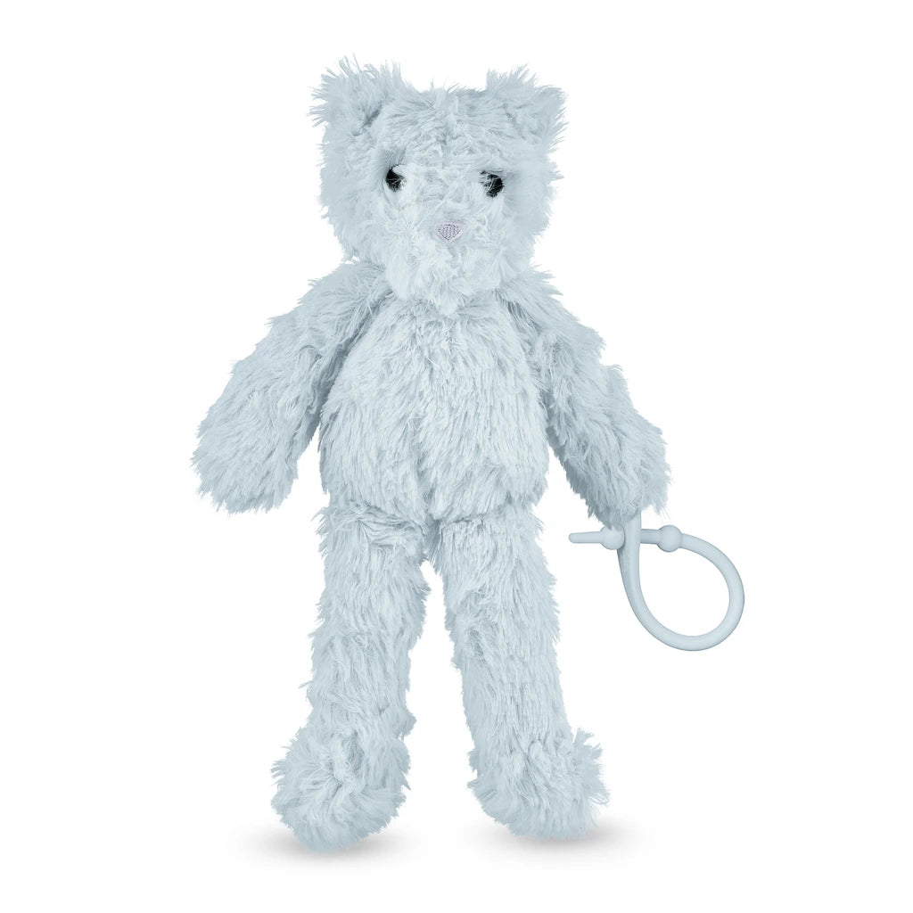 Lot de pailles en silicone Zoe, bleu multicolore