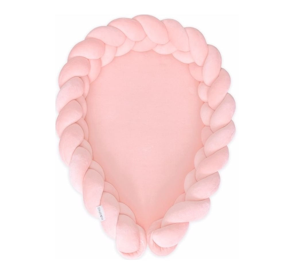 Baby nest bed snake Peach 2 in 1
