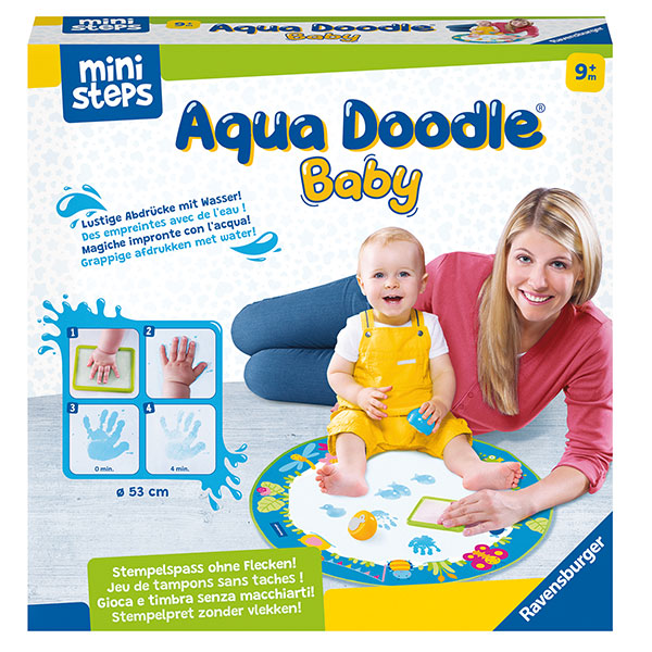 Lot de pailles en silicone Zoe, bleu multicolore