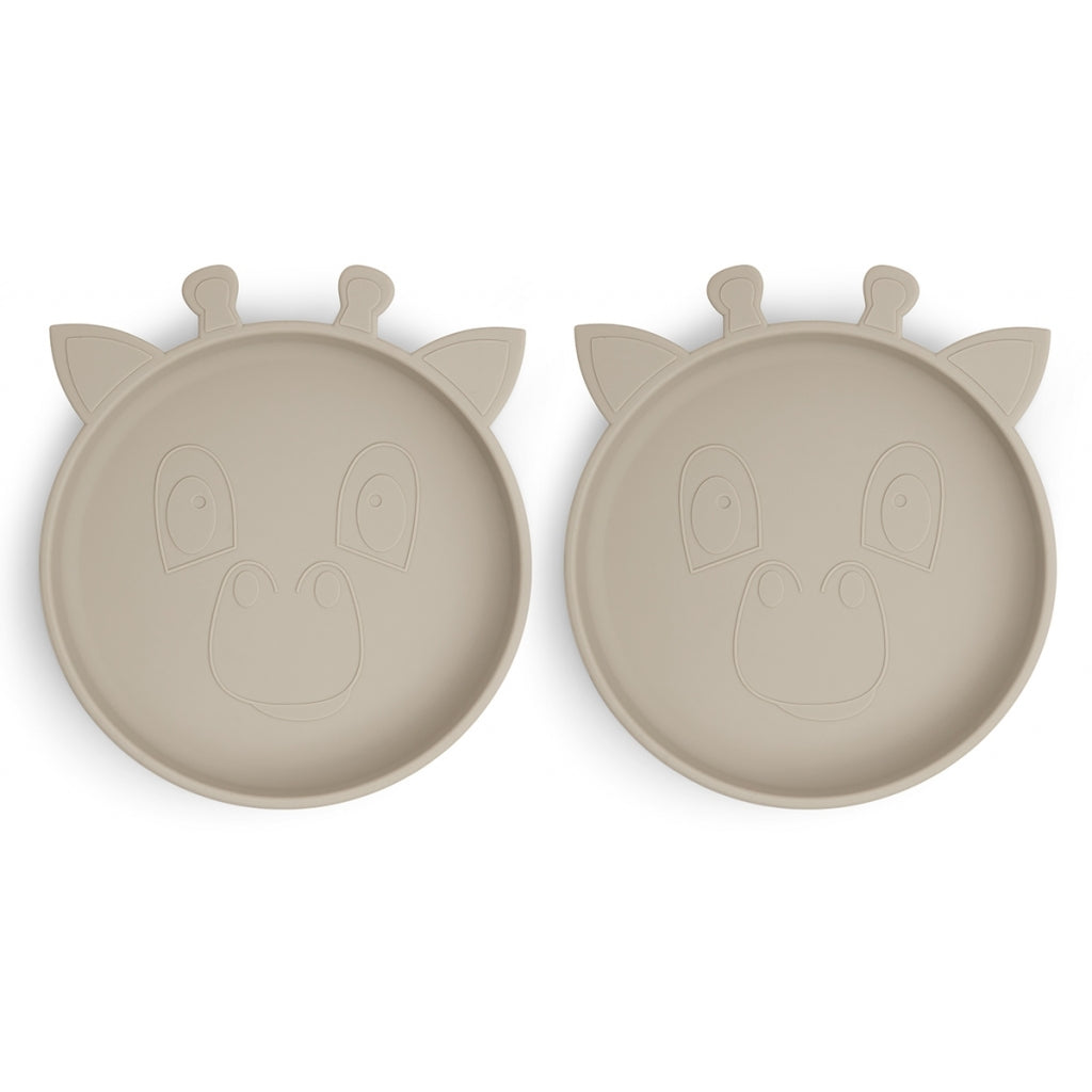 Akila Silikon Tellerset Giraffe Coblestone
