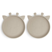 Akila Silikon Tellerset Giraffe Coblestone