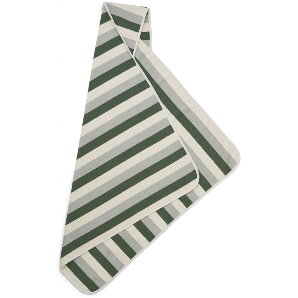 Louie Kapuzen Badetuch Garden Green (Grösse Kleinkind)