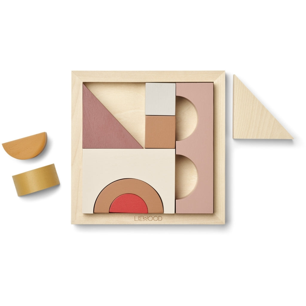 Ishan Wooden Puzzle Rose Multi Mix