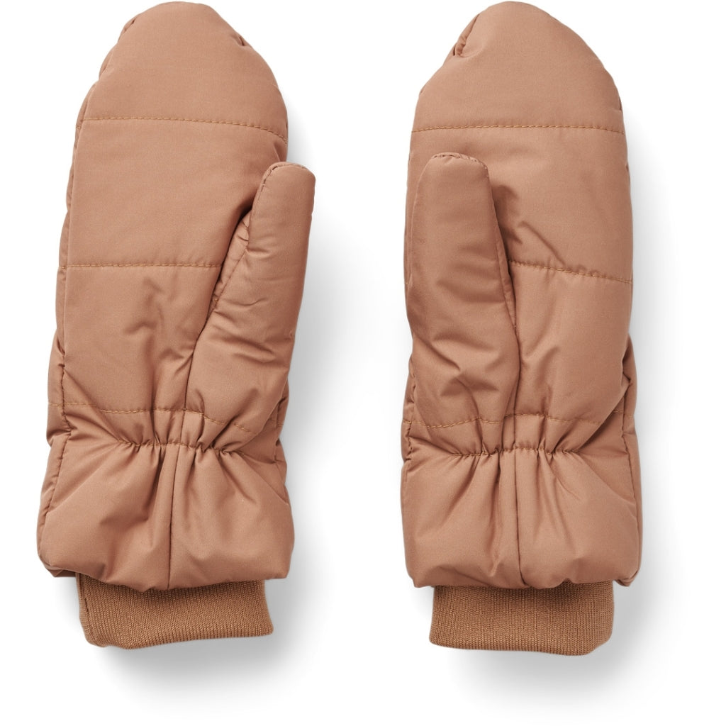 Coy Gloves Teddy Fabric Golden Caramel