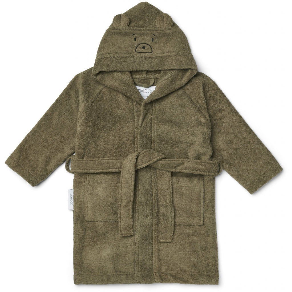 Lily Bathrobe Mr Bear Khaki