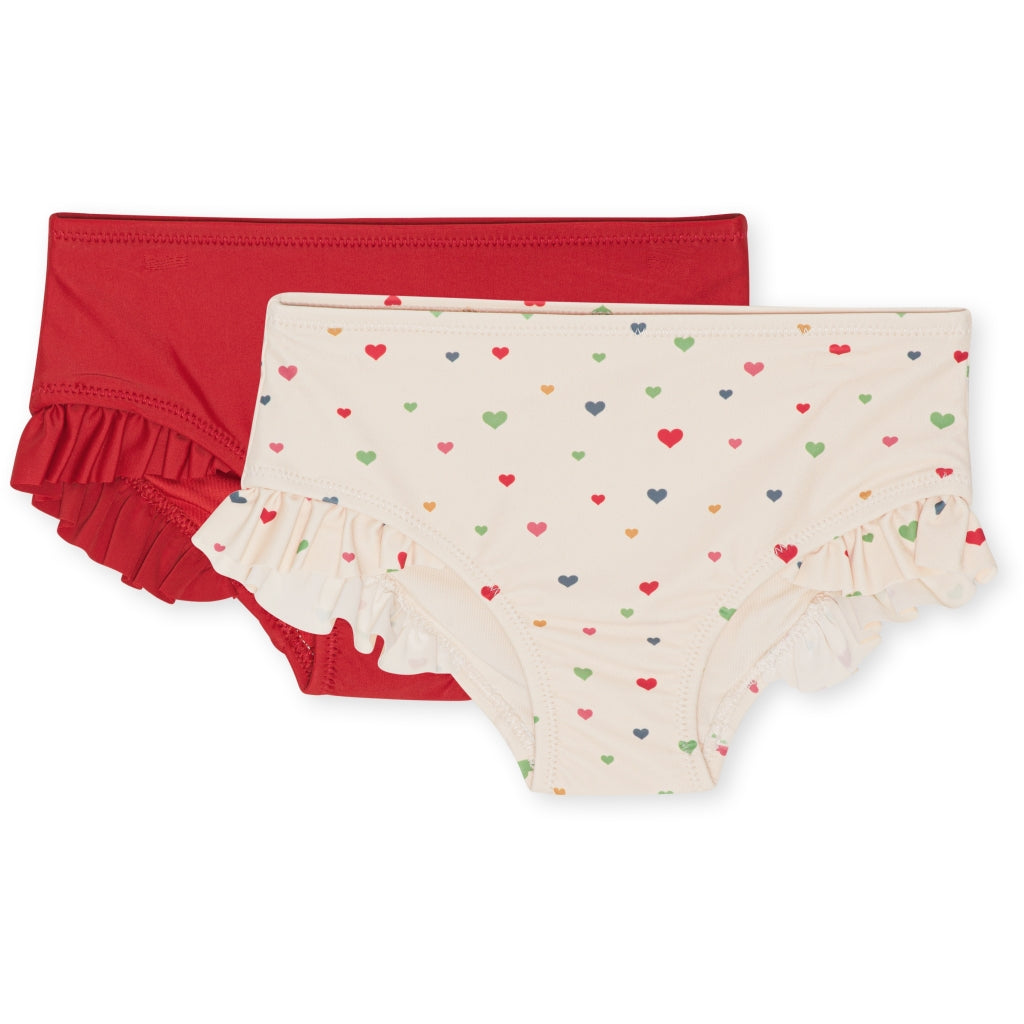 UV Bikini Hosen Set Multi Hearts