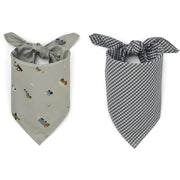 Bali Bandana Tücher Fahrzeuge - Dove Blue Mix