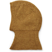 Cagoule en laine mérinos caramel doré