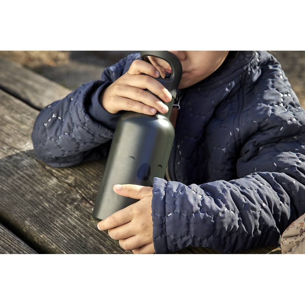Lot de pailles en silicone Zoe, bleu multicolore