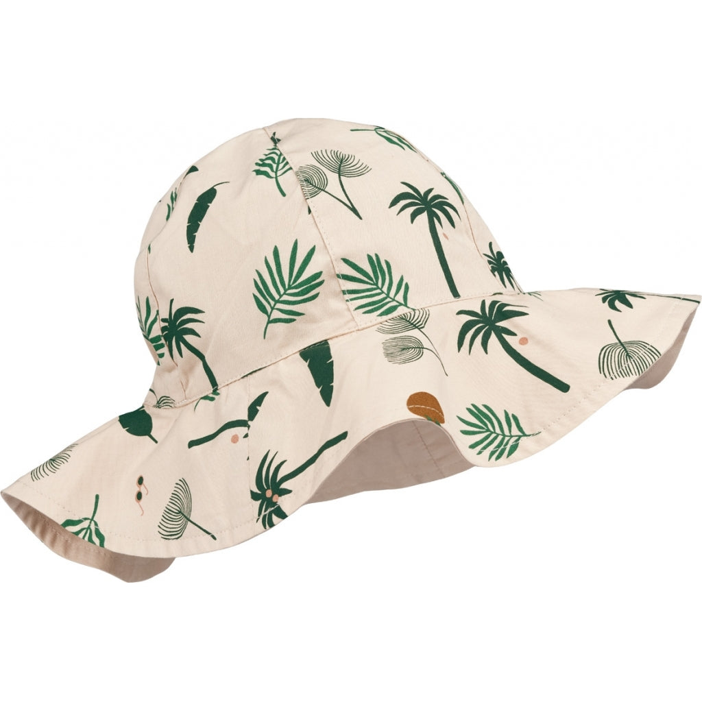 Amelia Sun Hat Reversible Jungle Blossom