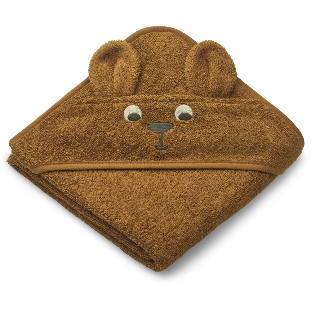 Albert Kapuzen Badetuch Känguru Caramel (Grösse Baby)