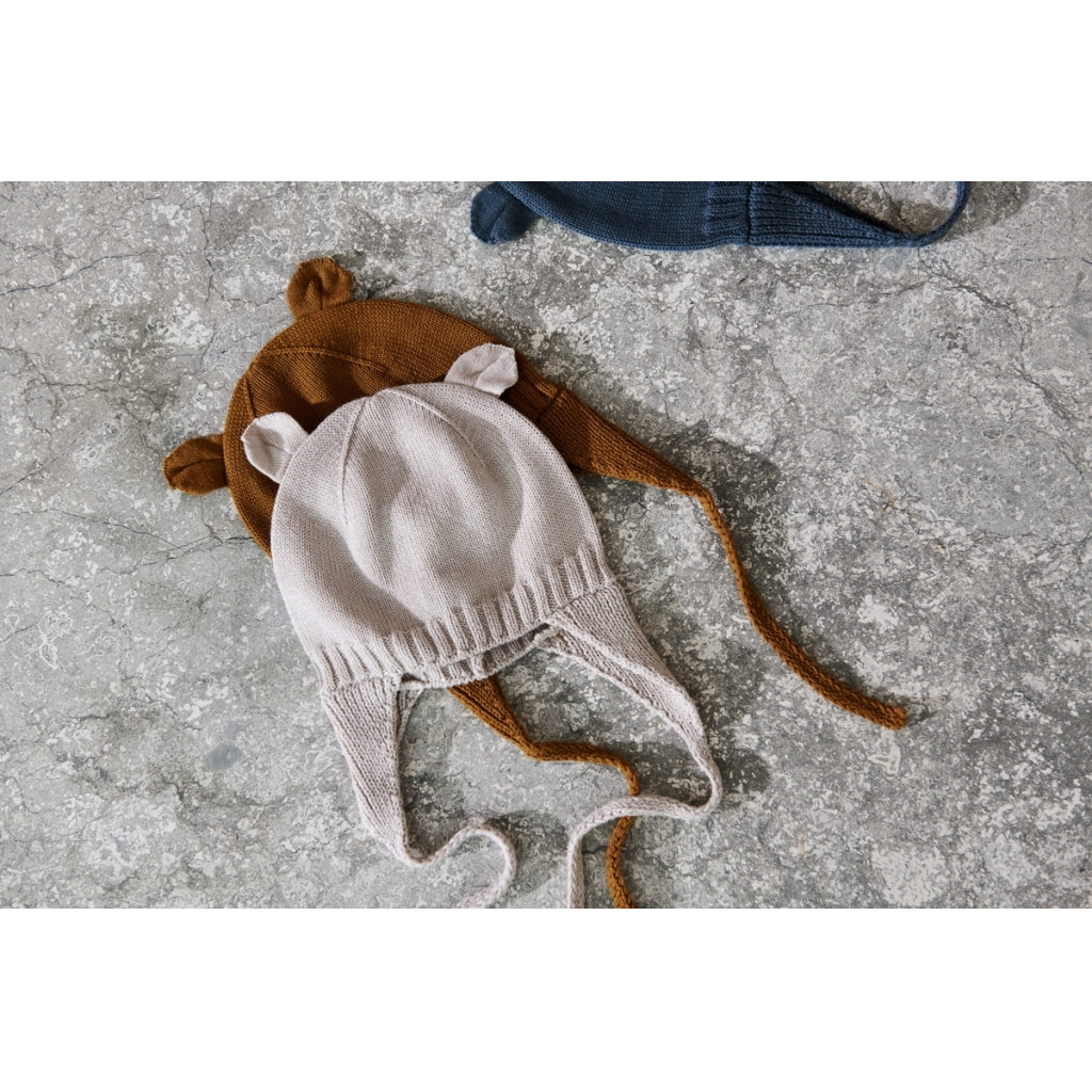 Violet Baby Beanie Grey