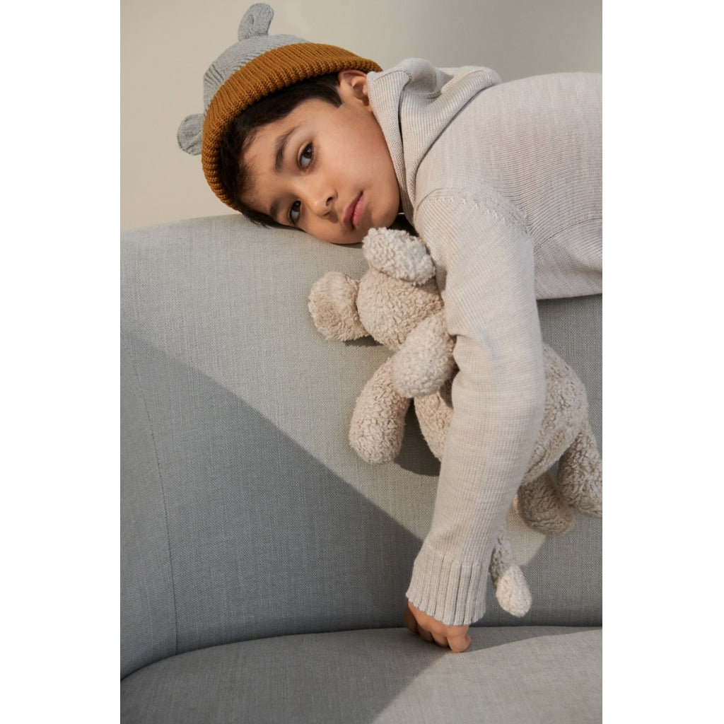 Gina Beanie Grey - Caramel