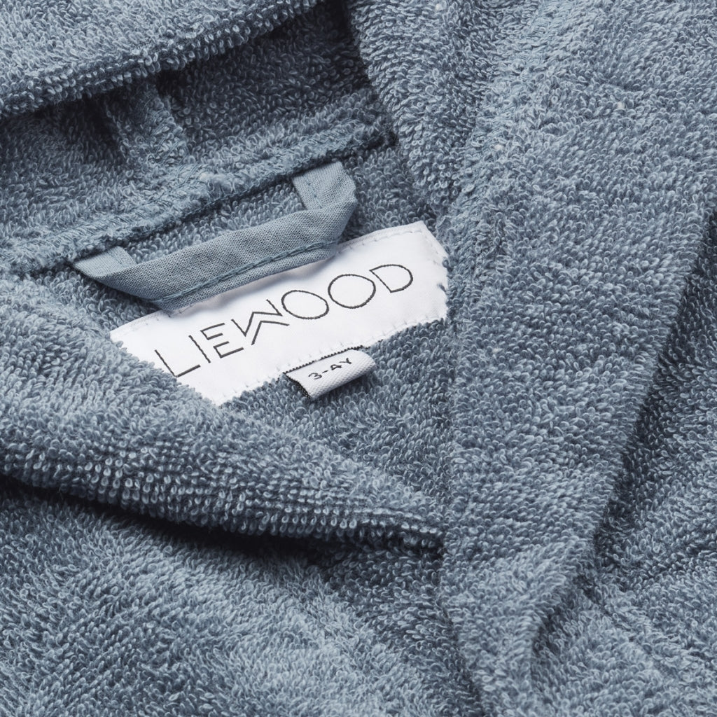 Peignoir Lily Lapin Vague Bleue