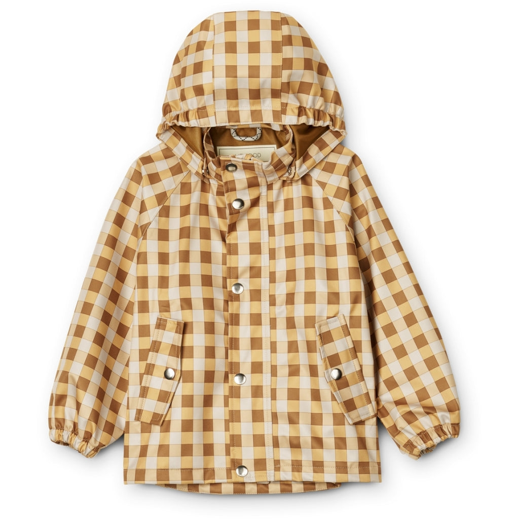 Parker Softshell Regenbekleidungsset Kariert Golden Caramel