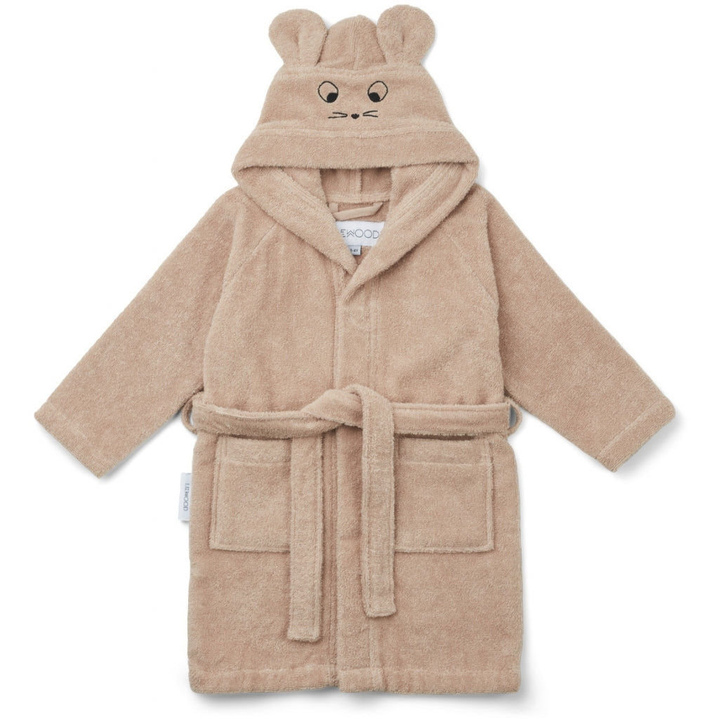 Lily bathrobe Mouse Pale Tuscany