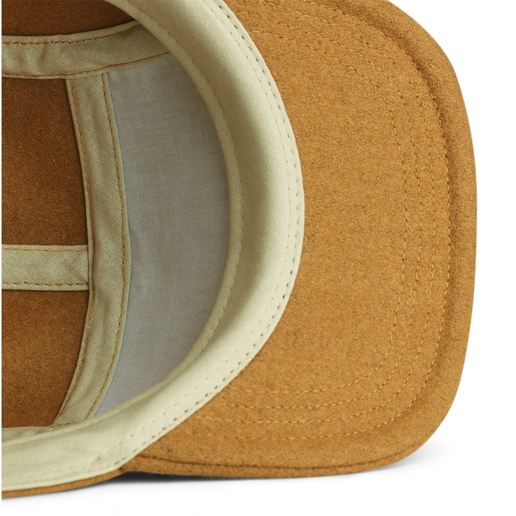 Oreilles en feutre de laine Reese Cap Caramel