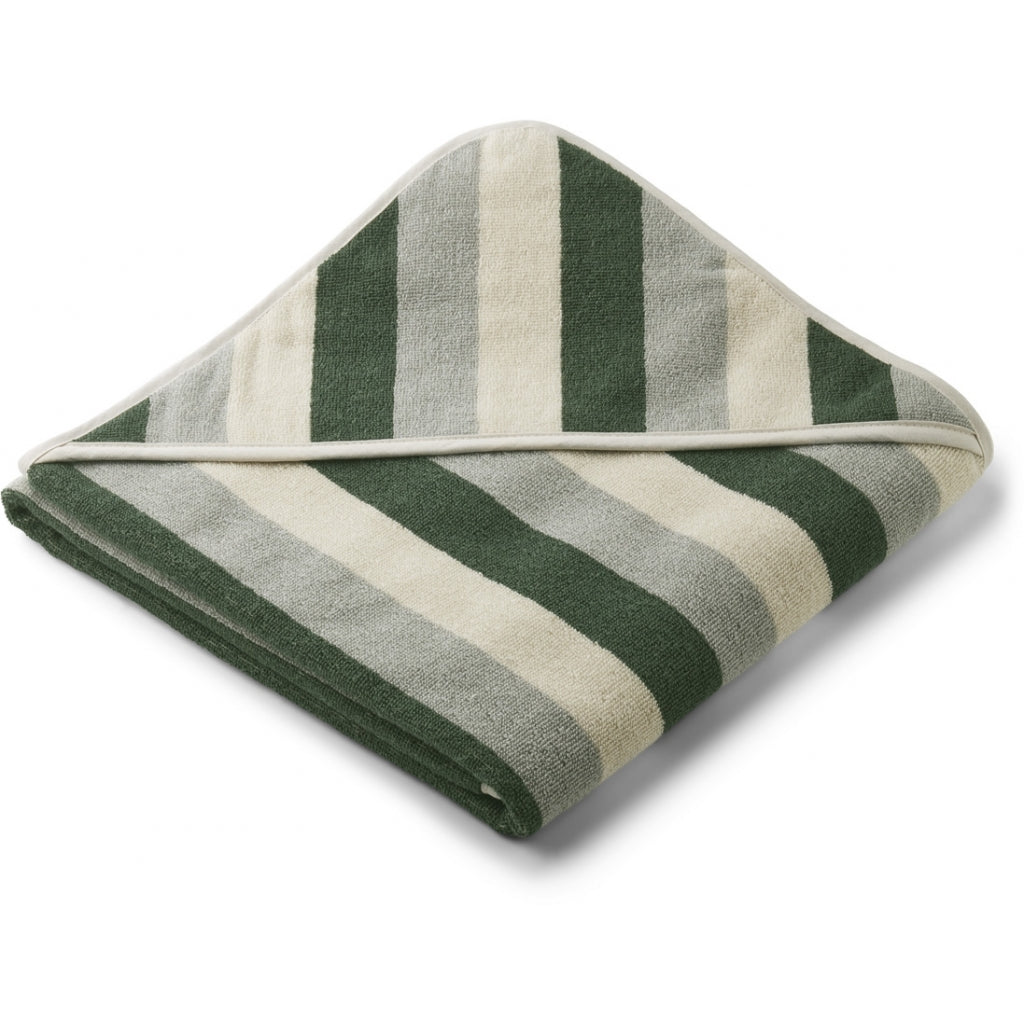 Louie Kapuzen Badetuch Garden Green (Grösse Kleinkind)