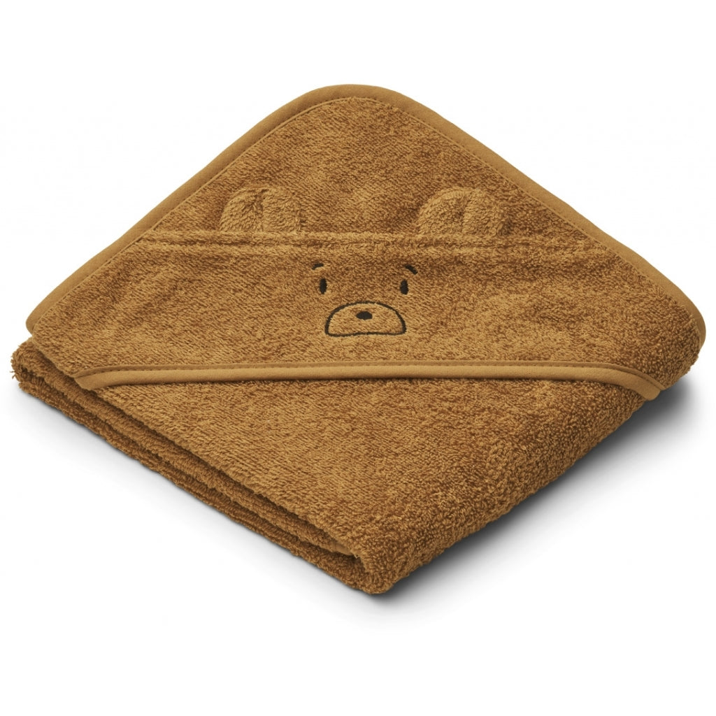 Albert Kapuzen Badetuch Bear Caramel (Grösse Baby)