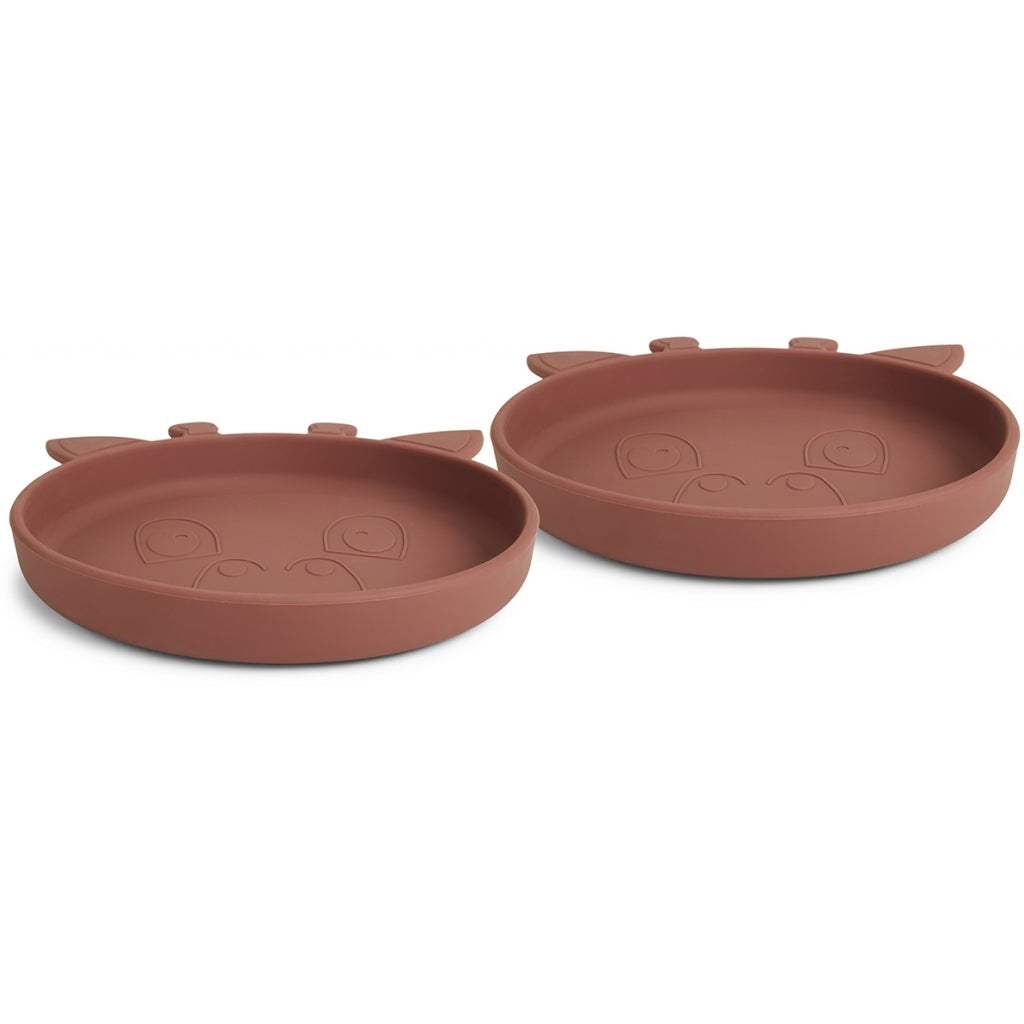Akila Silikon Tellerset Giraffe Mahogany