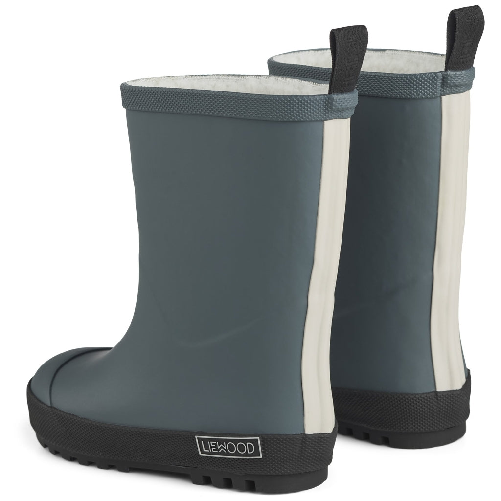 Mason Gummistiefel gefüttert Blue - Black