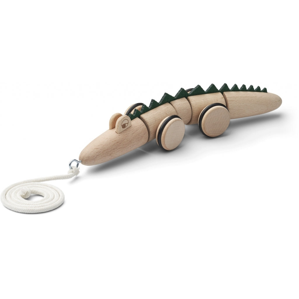 Jouet crocodile à tirer