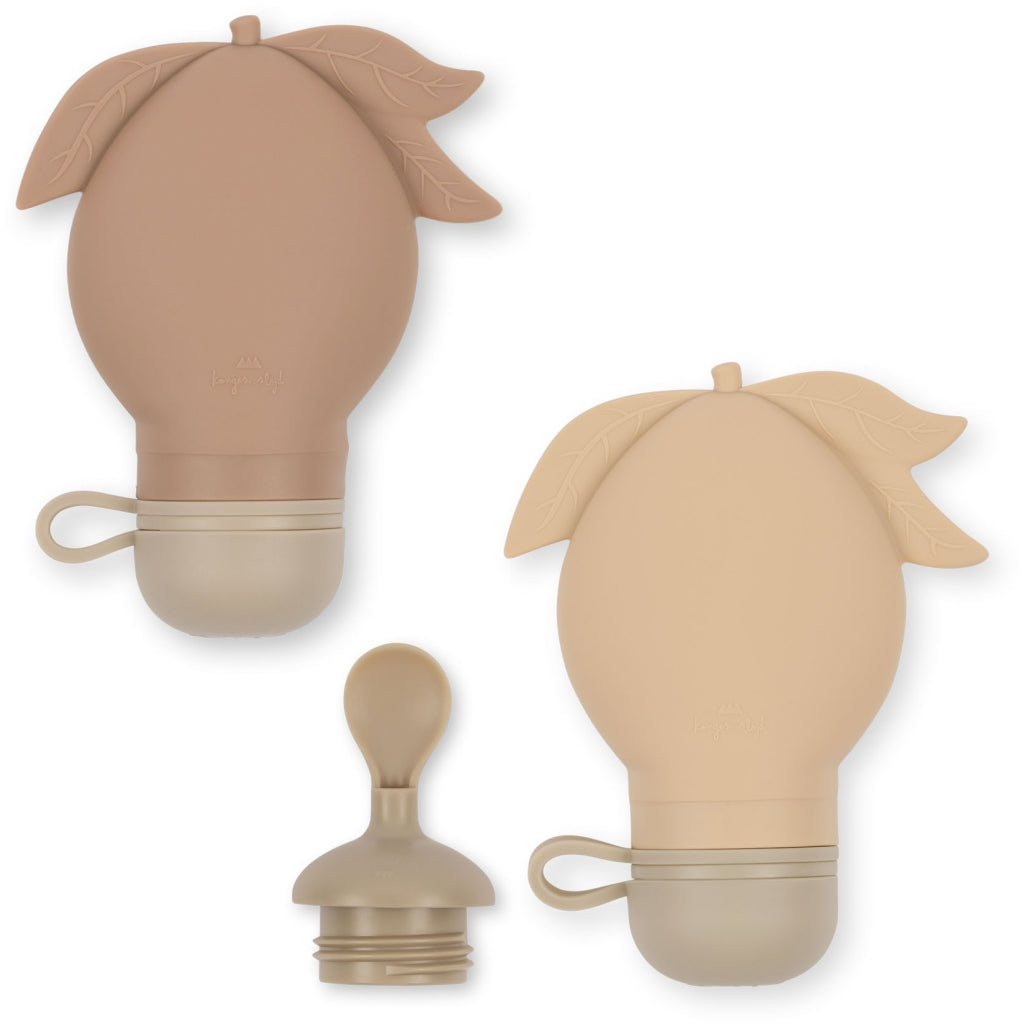 Lot de pailles en silicone Zoe, bleu multicolore