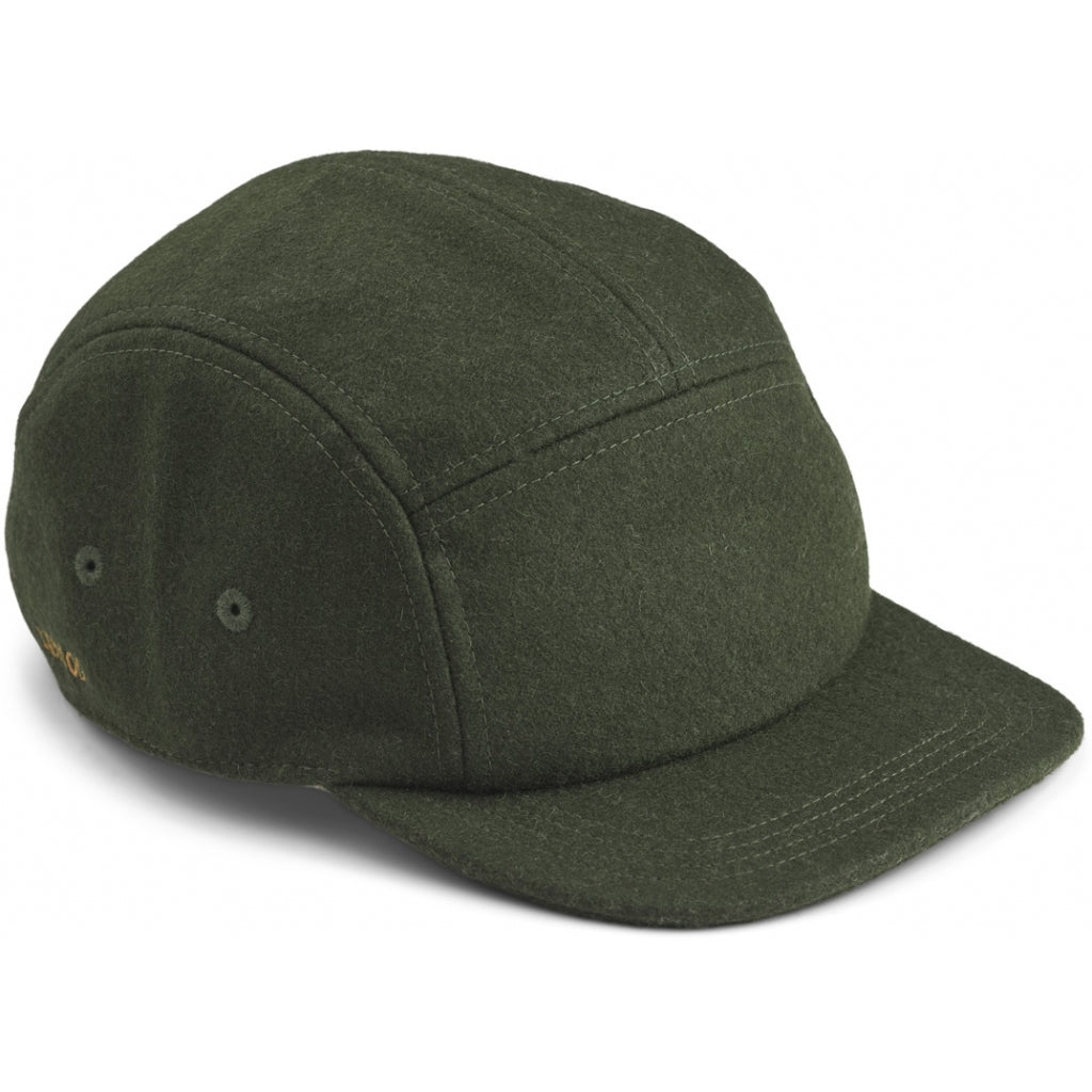 Bonnet Walker en feutre de laine vert chasseur
