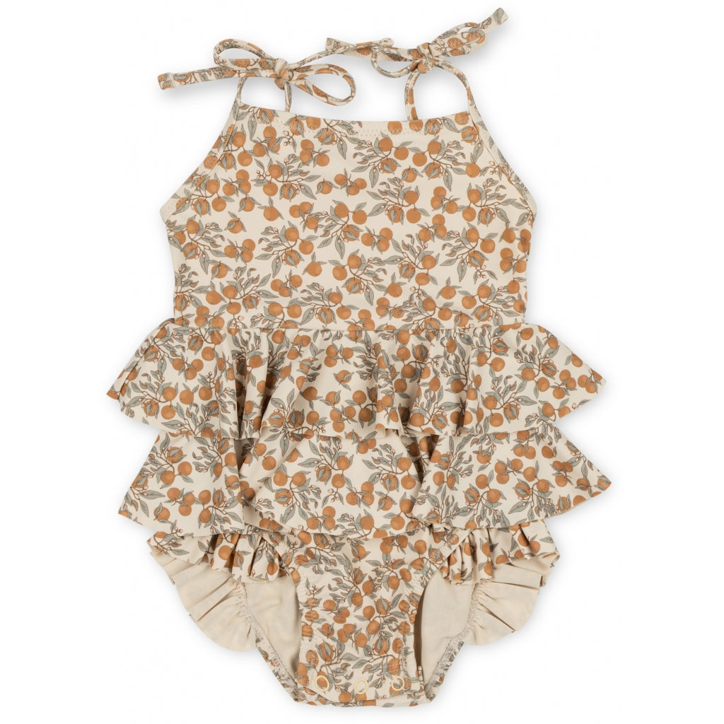 UV Badeanzug Frill mit Träger Orangery