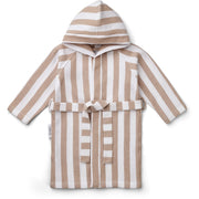 Gray Wellness Bademantel Waffelstoff Pale Tuscany - Weiss