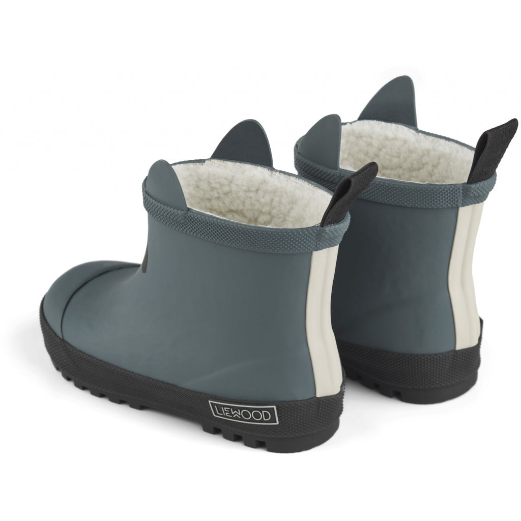 Jesse Gummistiefel gefüttert Blue - Black
