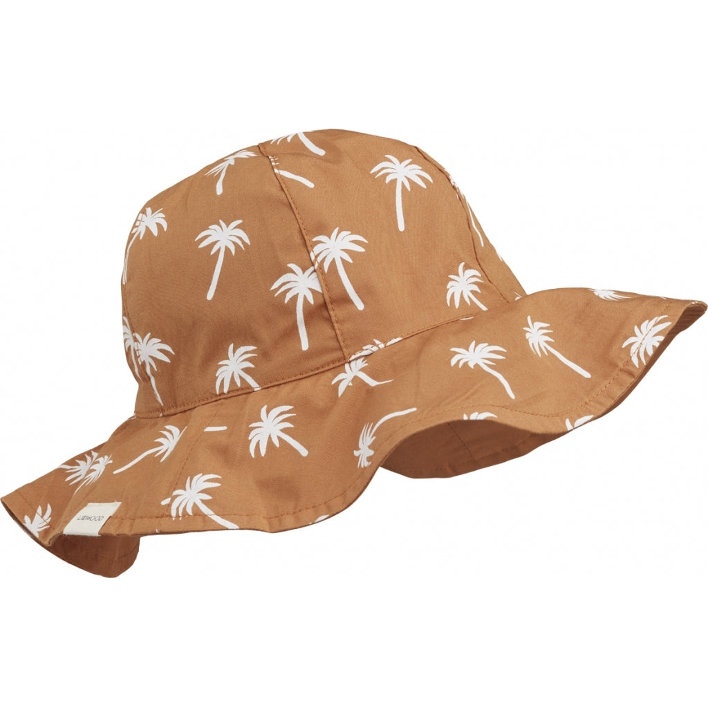 Chapeau de soleil réversible Amelia Palms Amande