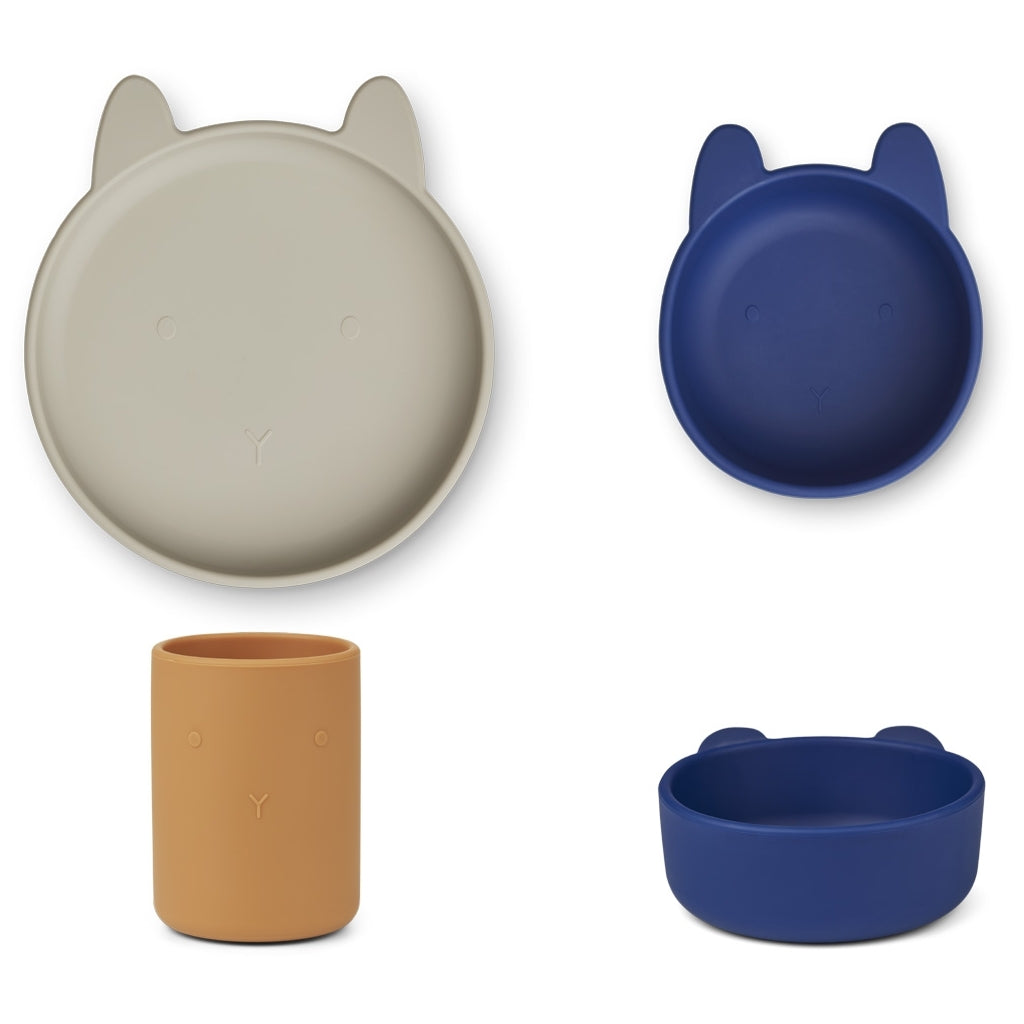 Cyrus Silikon Schalen Set Rabbit Mist Multi