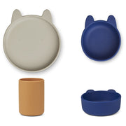 Cyrus Silikon Schalen Set Rabbit Mist Multi
