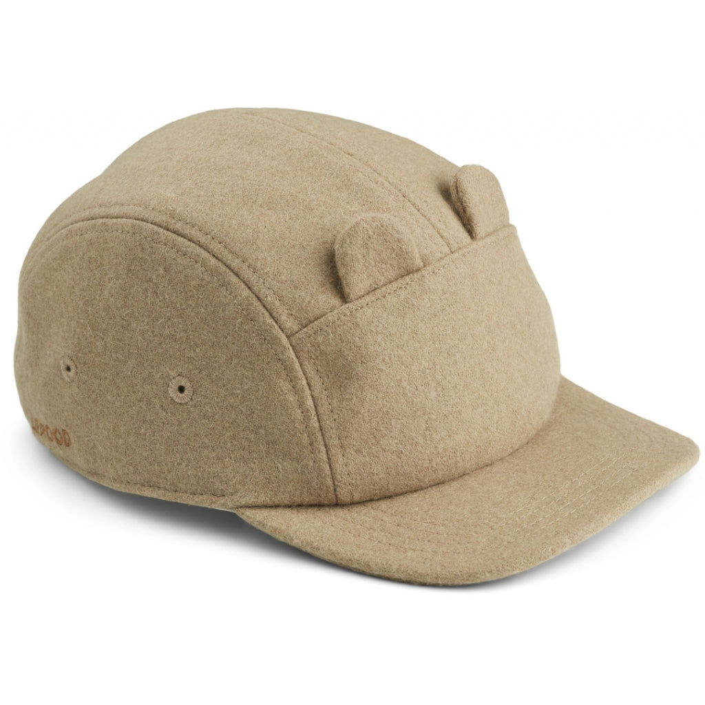 Bonnet Reese, oreilles en feutre de laine, avoine