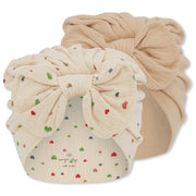 Muslin Turbanset Multi Hearts