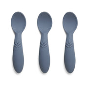 Lot de pailles en silicone Zoe, bleu multicolore