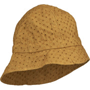 Chapeau de soleil Sunneva brodé caramel