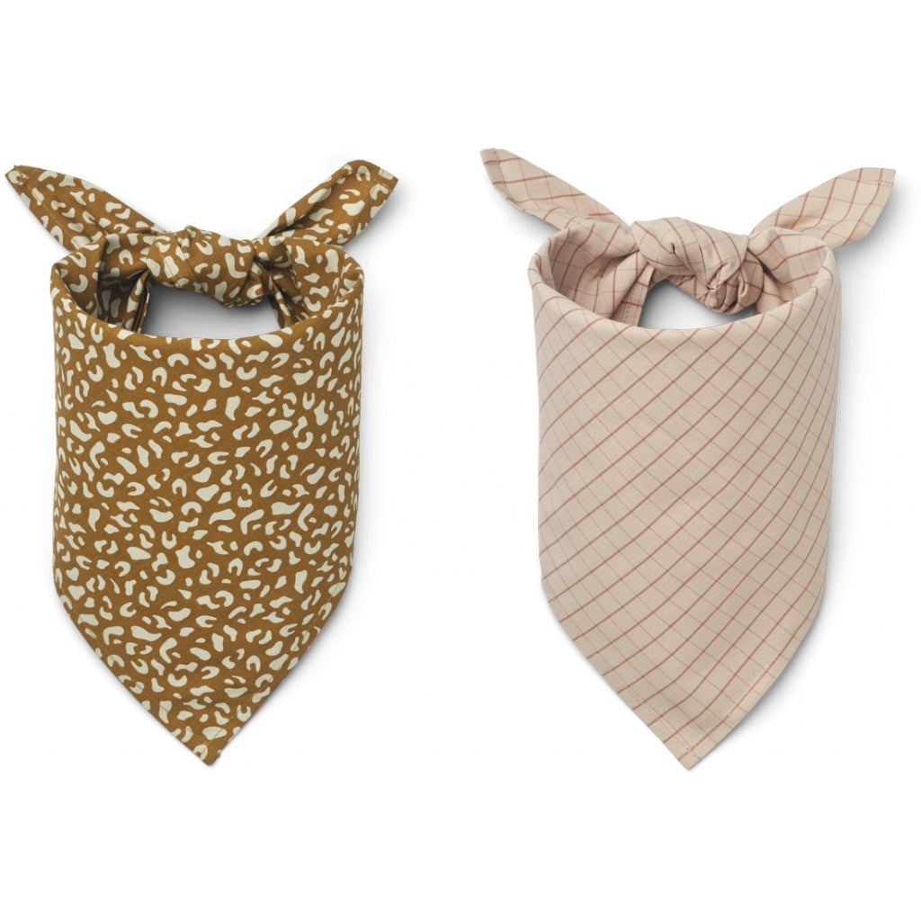Écharpes bandana Bali Mini Leo - Caramel doré