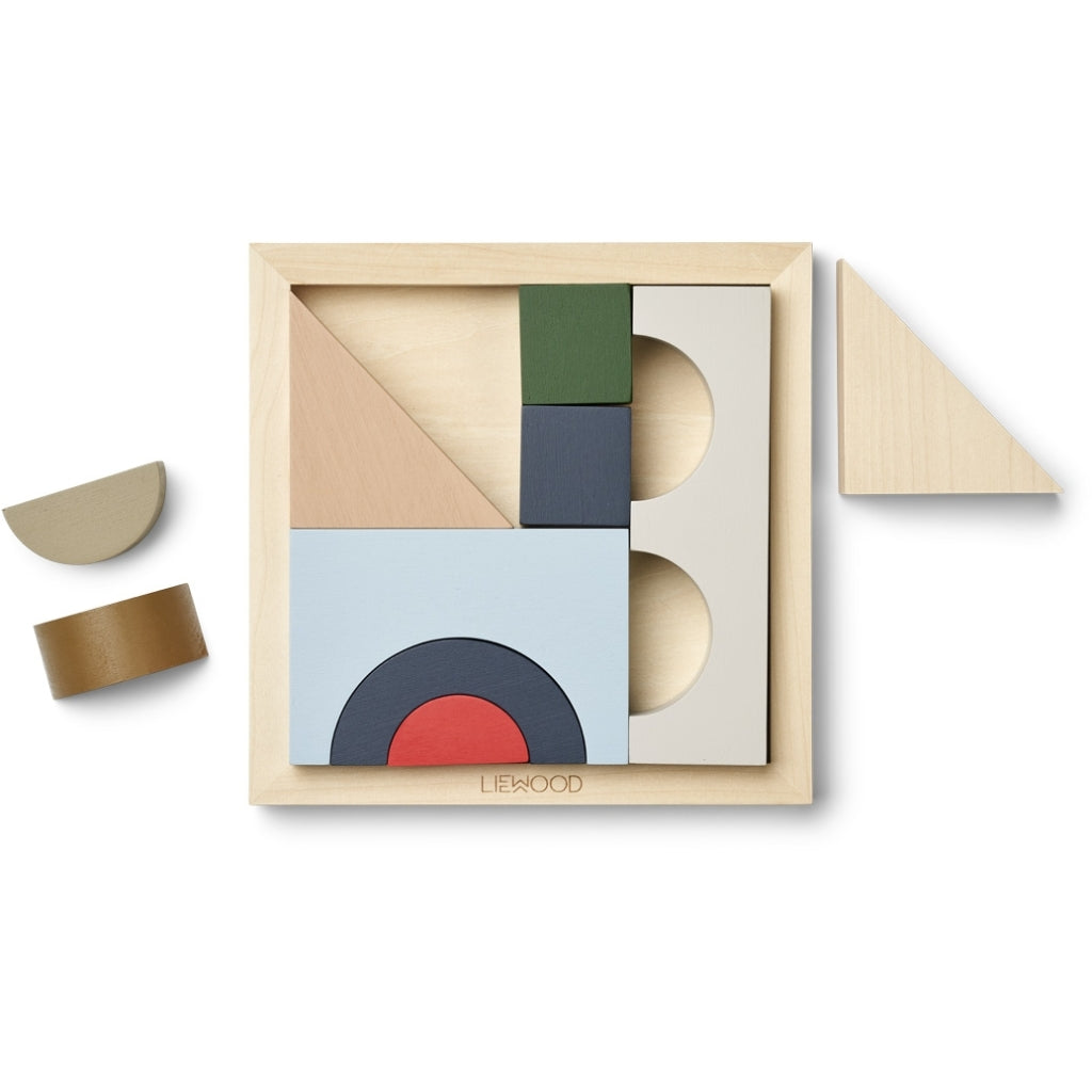 Puzzle en bois Ishan Multi Mix