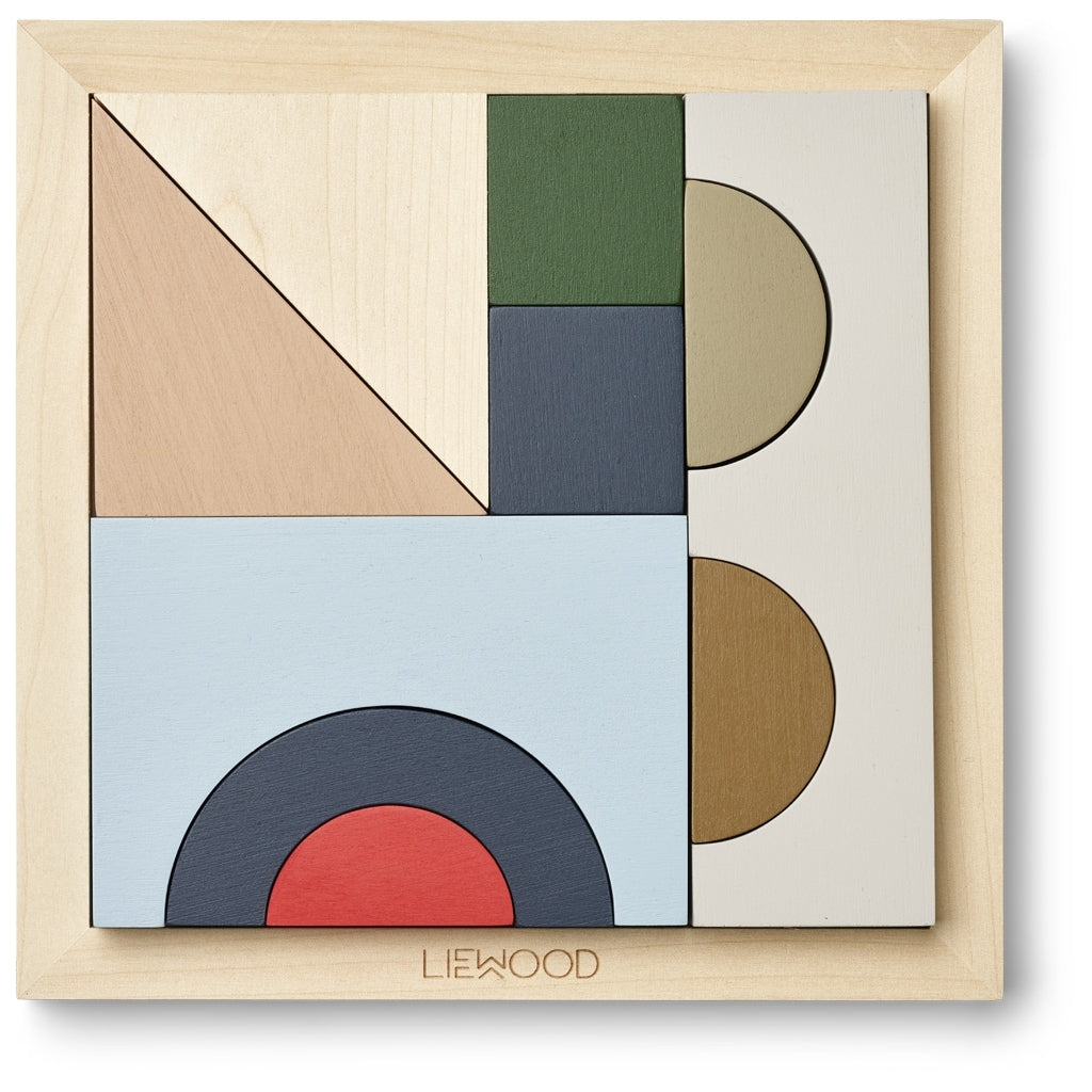 Puzzle en bois Ishan Multi Mix