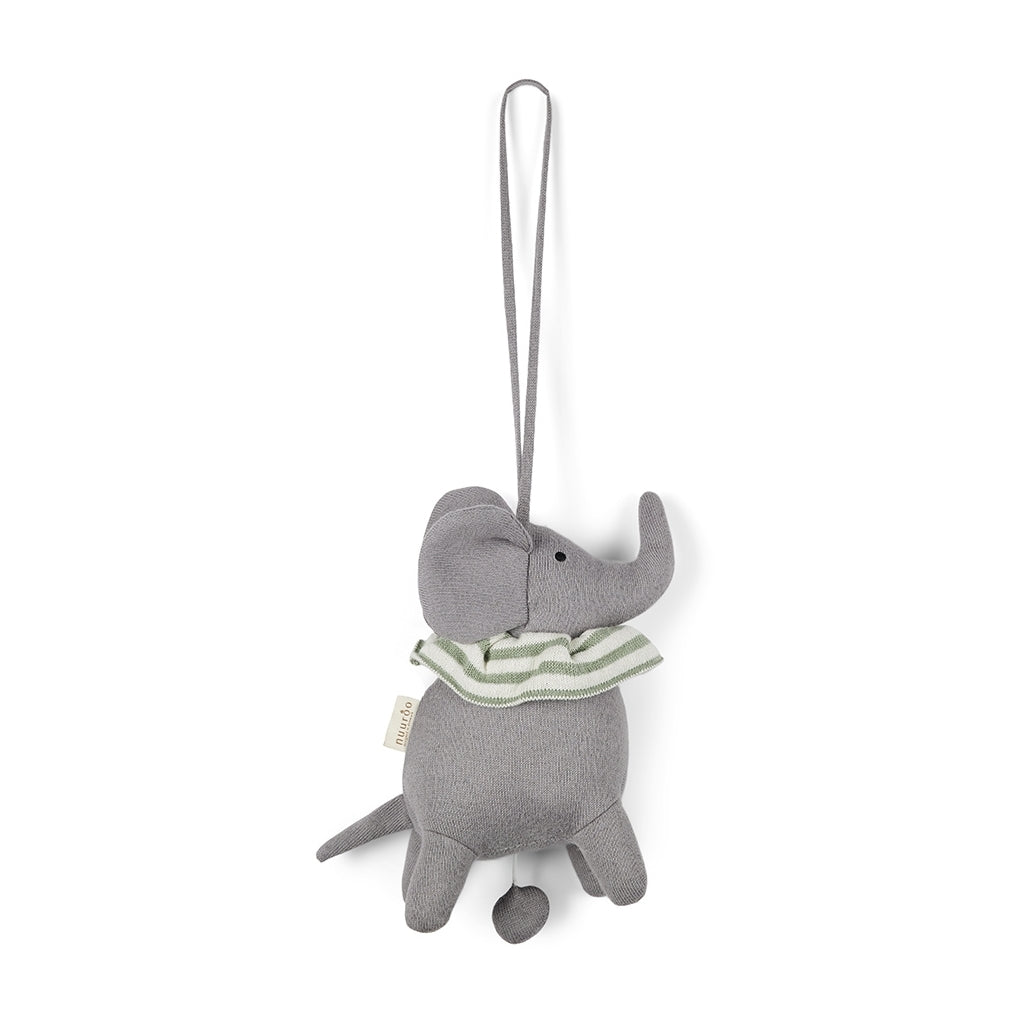 Musik Spieluhr Elefant Kragen grün