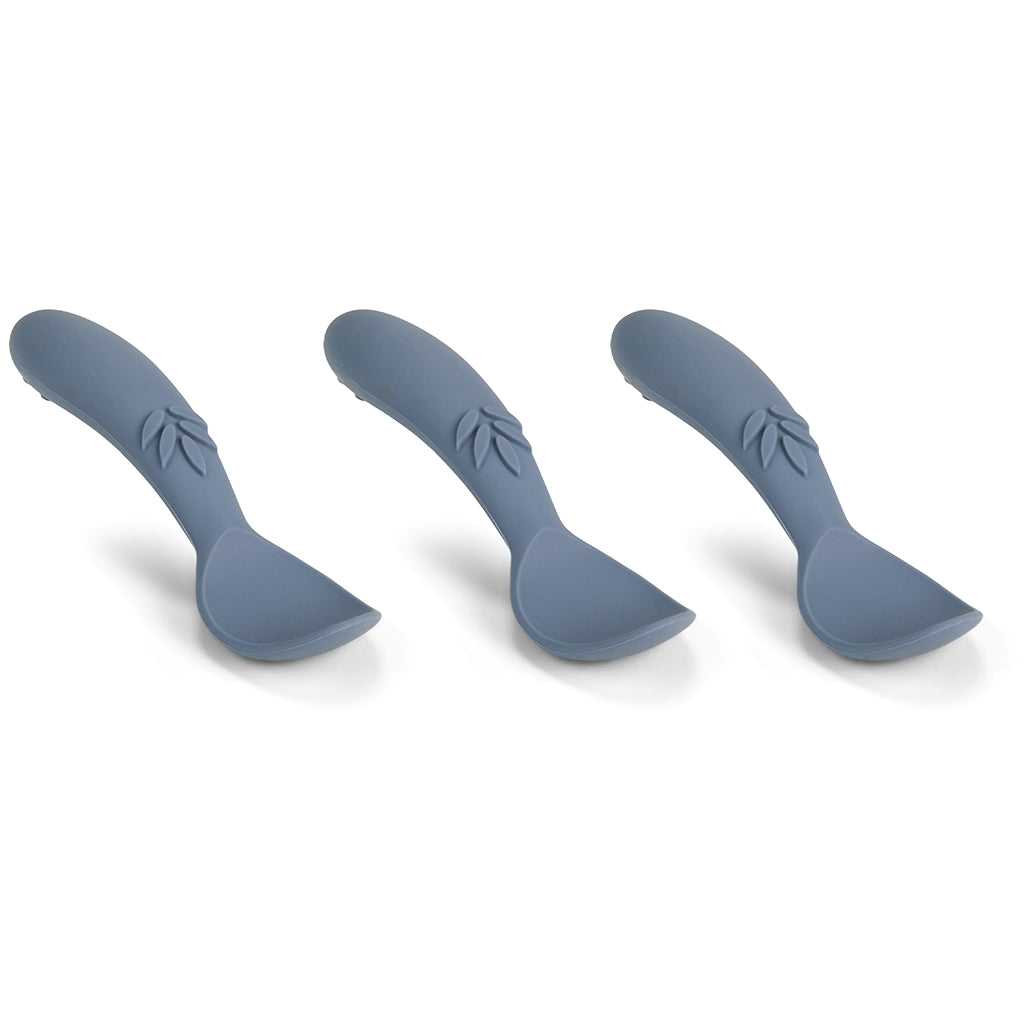 Lot de pailles en silicone Zoe, bleu multicolore