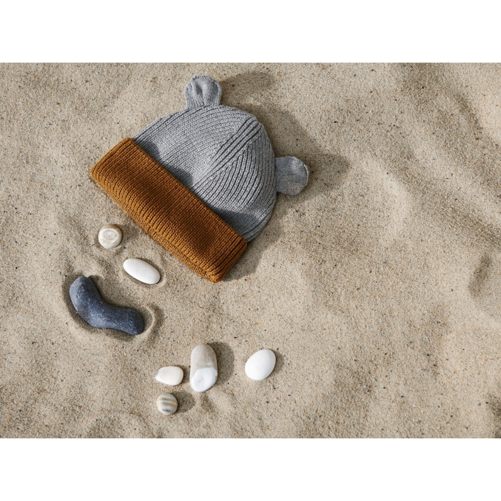 Gina Beanie Grey - Caramel