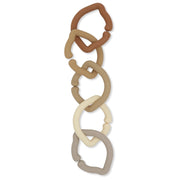 Lot de pailles en silicone Zoe, bleu multicolore