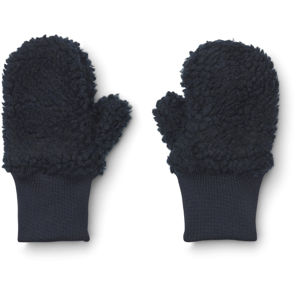Coy Handschuhe Teddystoff Navy