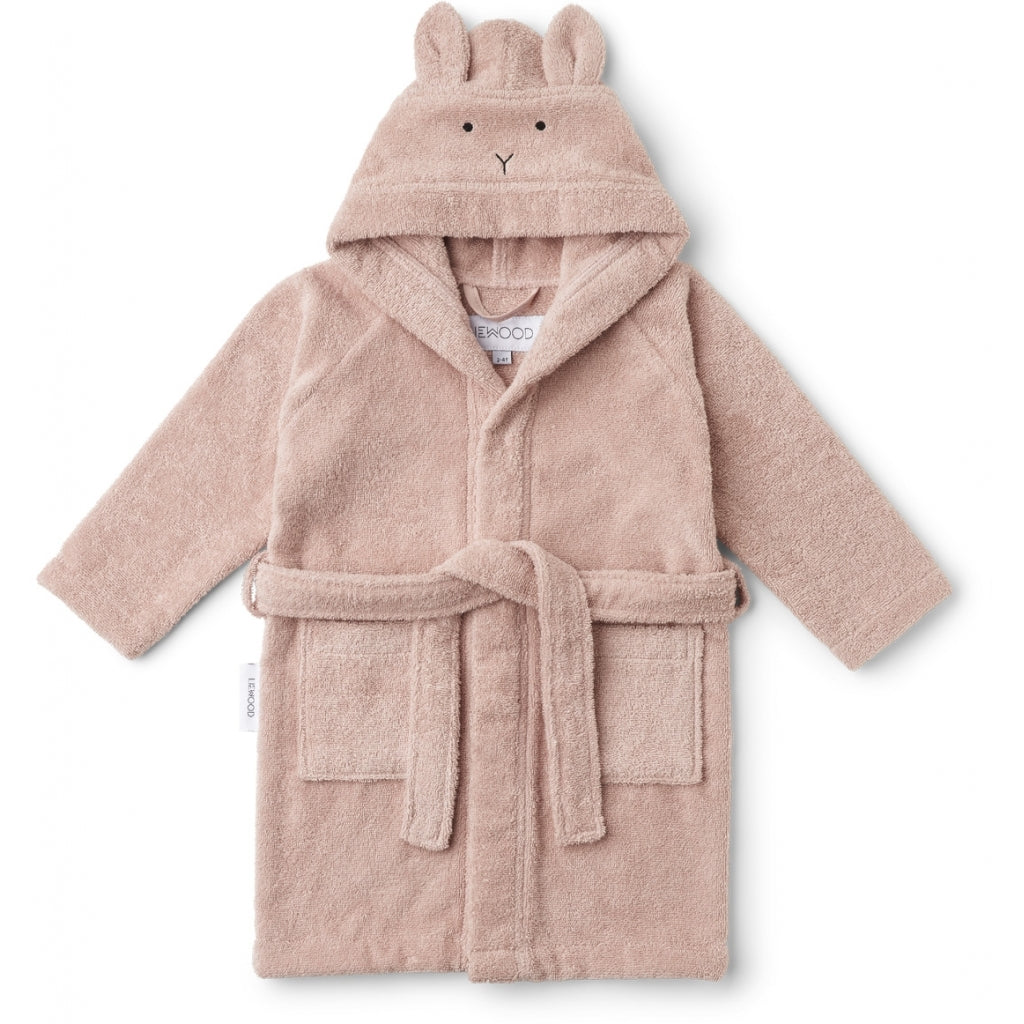 Lily Bathrobe Rabbit Rose